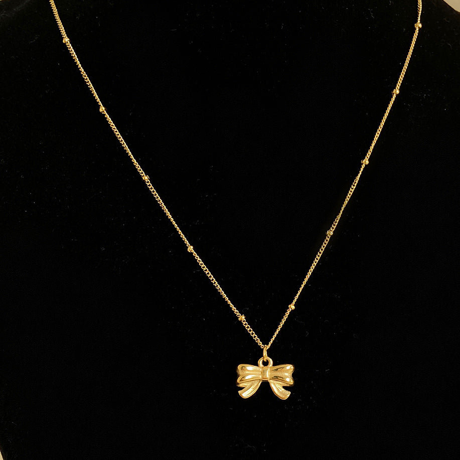 Lily Bow Necklace