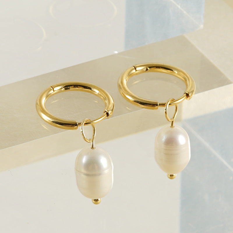Pearl Halo Earring