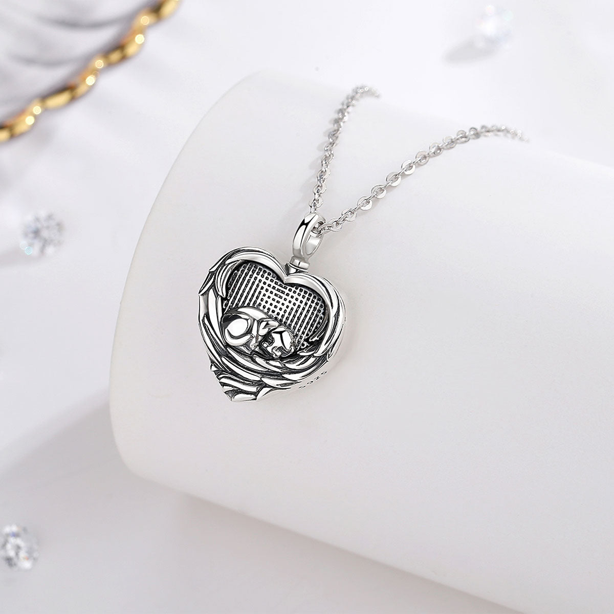 COLLAR CORAZON PERRO